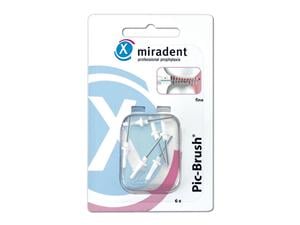 Pic-Brush® Ersatzbürsten - Nachfüllpackung Weiß - fein, Ø 2,0 mm, Packung 6 Stück