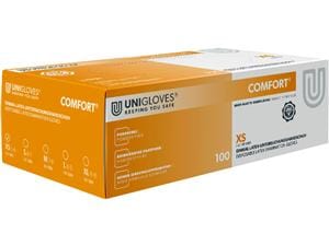 Unigloves® Comfort puderfrei Größe XS, Packung 100 Stück