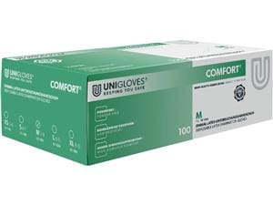 Unigloves® Comfort puderfrei Größe M, Packung 100 Stück