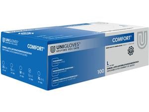 Unigloves® Comfort puderfrei Größe L, Packung 100 Stück