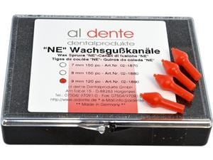 Guss-Kanäle mit verlorenem Kopf für EM / NEM NEM - Ø 9 mm, Packung 120 Stück