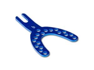 Freecorder® BlueFix - Bissgabel Blau, 10°, Packung 5 Stück