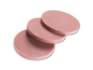 Original Friese Klebewachs Scheiben, rosa, Ø 75 mm, Stärke 8 mm, Packung 1 kg