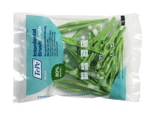 TePe Angle™ Interdentalbürsten - Einzelgrößen Grün, Ø 0,8 mm, Packung 25 Stück