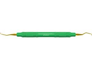 XP Technology™ Double-Gracey, mit Kunststoffgriff - Einzeln Grün, mini anterior