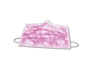 Monoart® Mundschutz Pro 3 Flower Rosa, Packung 50 Stück
