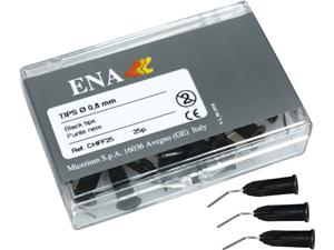 Enamel plus HRi Flow Tips Schwarz, Ø 0,8 mm, Packung 25 Stück