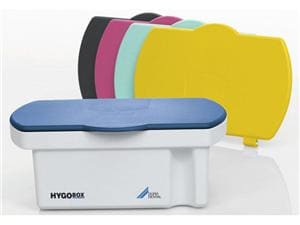 Hygobox Deckelfarbe anthrazit, Siebeinsatz gelb