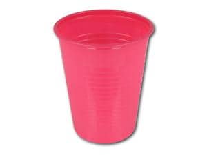 Monoart® Mundspülbecher Einfarbig, 1.000 Stück Pink