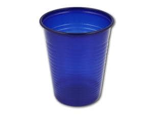 Monoart® Mundspülbecher Einfarbig, 1.000 Stück Dunkelblau