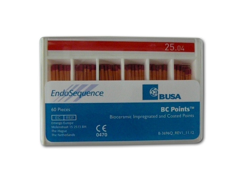 EndoSequence® BC Points™ Guttapercha Taper .04, ISO 015, Packung 60