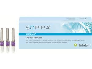 SOPIRA® Carpule Einwegkanülen Violett - 27G - 0,4 x 8 mm, Lanzettenschliff, Packung 100 Stück