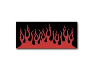 Mehrfach einstellbare Gesichtsmaske / Ersatzpolster Ersatzpolster und Schlüssel-Set, Lodernde Flammen