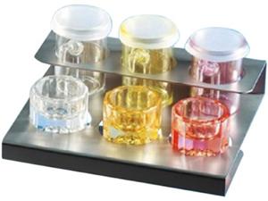 System-Ständer Für 3 Spender, 122 x 98 x 33 mm (ohne Gläschen)