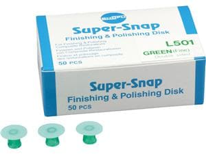 Super-Snap, Scheiben - Nachfüllpackung Scheibe, grün - fein, beidseitig beschichtet, Packung 50 Stück