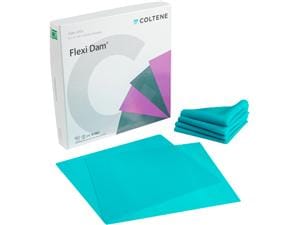 Flexi Dam Non-Latex, Format 152 x 152 mm Mittel - grün, Packung 30 Blatt