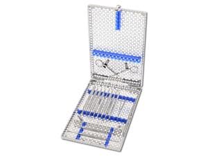 IMS® Kassette Signature DIN für 18 Instrumente Blau (IMEDIN188)