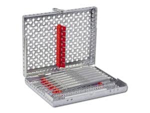 IMS® Kassette Signature 1/2 DIN für 8 Instrumente Rot (IME12DIN80)