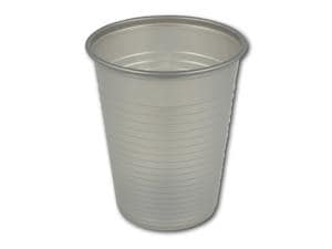 Monoart® Mundspülbecher Einfarbig, 1.000 Stück Silber