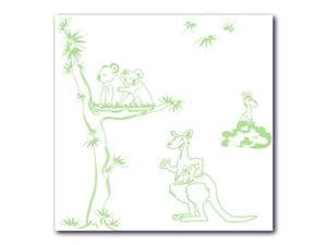 Servietten Nr. 4 Kids Motiv Koala/Känguruh, Rolle 100 Blatt