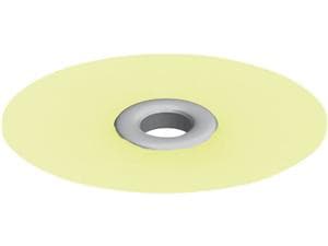 FLEXI-D, mit Träger - Standardpackung Fein (gelb), Ø 17 mm, Packung 100 Stück