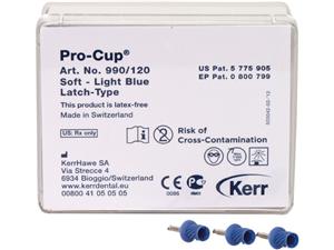 Pro-Cup™ Latch-Type Hellblau, weich, Packung 120 Stück