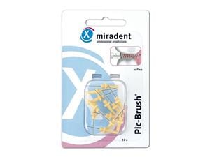 Pic-Brush® Ersatzbürsten - Nachfüllpackung Gelb - x-fein, Ø 1,8 mm, Packung 12 Stück