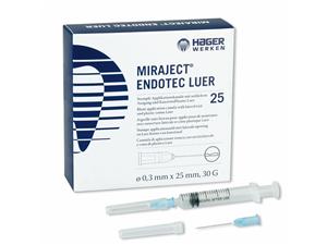 Miraject® Endotec Luer 30G, Ø 0,3 mm x 25 mm, Packung 25 Stück