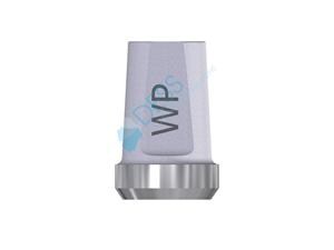 Titanabutment - kompatibel mit 3i® Osseotite® WP Ø 5,0 mm, 0° gewinkelt