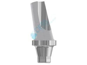 Titanabutment - kompatibel mit Nobel Active™ / Nobel Replace® CC NP Ø 3,5 mm, 15° gewinkelt