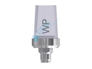 Titanbutment - kompatibel mit 3i® Certain® WP Ø 5,0 mm, 0° gewinkelt