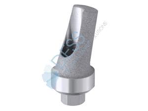 Titanabutment - kompatibel mit Zimmer Screw-Vent® RP Ø 4,5 mm, 15° gewinkelt