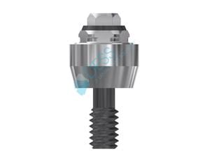 Multi-unit® Abutments RP Ø 4,1 mm - kompatibel mit 3i® Osseotite® Höhe 3,0 mm, 0° gewinkelt, ohne Rotationsschutz