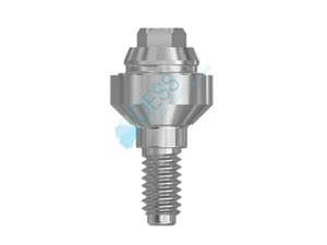 Multi-unit® Abutments NP Ø 3,5 mm - kompatibel mit Zimmer Screw-Vent® Höhe 2,0 mm, 0° gewinkelt, ohne Rotationsschutz