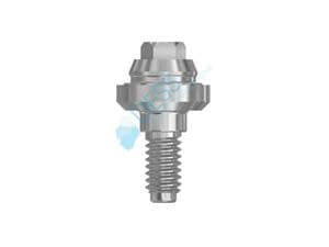 Multi-unit® Abutments RP Ø 4,5 mm - kompatibel mit Zimmer Screw-Vent® Höhe 1,0 mm, 0° gewinkelt, ohne Rotationsschutz