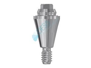 Multi-unit® Abutments RP Ø 4,3 - 5,0 mm - kompatibel mit Nobel Active™ / Nobel Replace® CC Höhe 3,5 mm, 0° gewinkelt, ohne