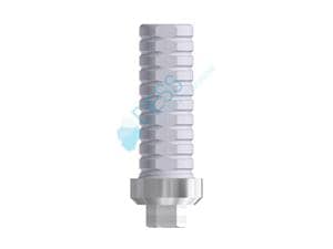 Provisorisches Titanabutment - kompatibel mit Zimmer Screw-Vent® RP Ø 4,5 mm, mit Rotationsschutz