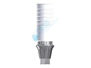 Kobald-Chrom Base auf Implantat - kompatibel mit Astra Tech™ Osseospeed™ Lilac (WP) Ø 4,5 mm - 5,0 mm, mit Rotationsschutz