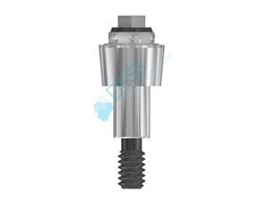 Multi-unit® Abutments RP Ø 4,3 mm - kompatibel mit Nobel Replace Select™ Höhe 3,0 mm, 0° gewinkelt, ohne Rotationsschutz