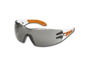 uvex pheos Weiß / orange, Scheibe grau