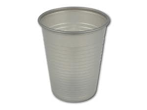 Monoart® Mundspülbecher Einfarbig, 3.000 Stück Platin