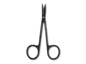 Super-Cut Schere, Black Line - Iris Figur 18 (S18SCX), Länge 11,5 cm, gebogen, fein