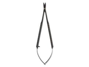 Mikrochirurgische Schere, Black Line - Castroviejo Länge 18 cm (SPVX), gebogen