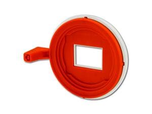 RWT® windows x-ray® COLOR Visierring Orange, Bissflügel, horizontal 2 x 3 cm