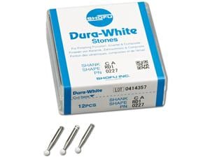 Dura-White® Schaft W Figur RD1, ISO 030, Packung 12 Stück