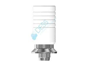 Kobalt-Chrom-Base auf Implantat - kompatibel mit Straumann® WN Ø 6,5 mm, mit Rotationsschutz
