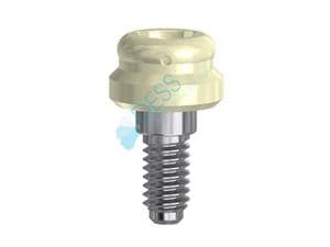 Locator Abutment - Internal Hex USA, kompatibel mit Zimmer Screw-vent® RP Ø 4,3 mm, Höhe 1,0 mm
