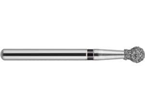 NeoDiamond FG, Form 002, Kugel mit Kragen ISO 021, extra-grob (schwarz), Packung 10 Stück