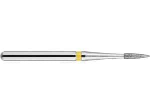 NeoDiamond FG, Form 540, Konisch spitz, Nadel ISO 008, extra-fein (gelb), Packung 10 Stück