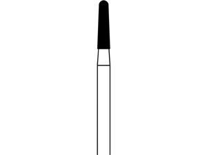 FG-Diamant, Form 197 ISO 016, Körnung extra-grob (schwarz), Kopflänge 6 mm, Packung 5 Stück